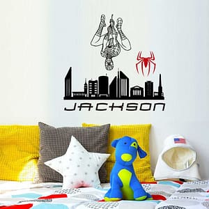 Spider-man City Superhero Wall Decal Vinyl Sticker