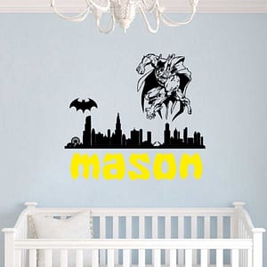 Batman City Superhero Wall Decal Vinyl Sticker
