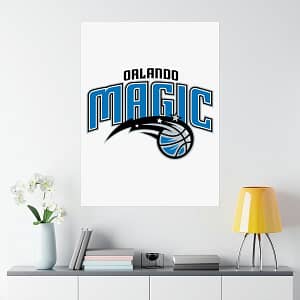 NBA Team Logos Orlando Magic Painting Bedroom Living Room Wall Art Décor Matte Vertical Posters