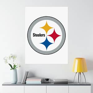 NFL Team Logos Pittsburgh Steelers Painting Bedroom Living Room Wall Art Décor Matte Vertical Posters