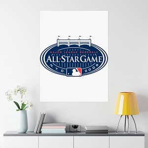 MLB Team Logos All-Star Game Painting Bedroom Living Room Wall Art Décor Matte Vertical Posters