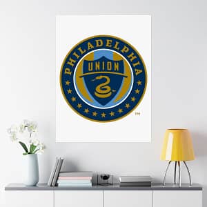 MLS Team Logos Philadelphia Union Painting Bedroom Living Room Wall Art Décor Matte Vertical Posters
