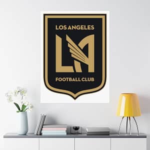 MLS Team Logos Los Angeles FC Painting Bedroom Living Room Wall Art Décor Matte Vertical Posters