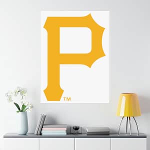 MLB Team Logos Pittsburgh Pirates Painting Bedroom Living Room Wall Art Décor Matte Vertical Posters