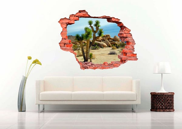 Joshua Tree 3D Art Wall Decal Vinyl sticker