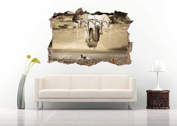 Subrealism Structure sky 3D Art Wall Decal Vinyl Sticker