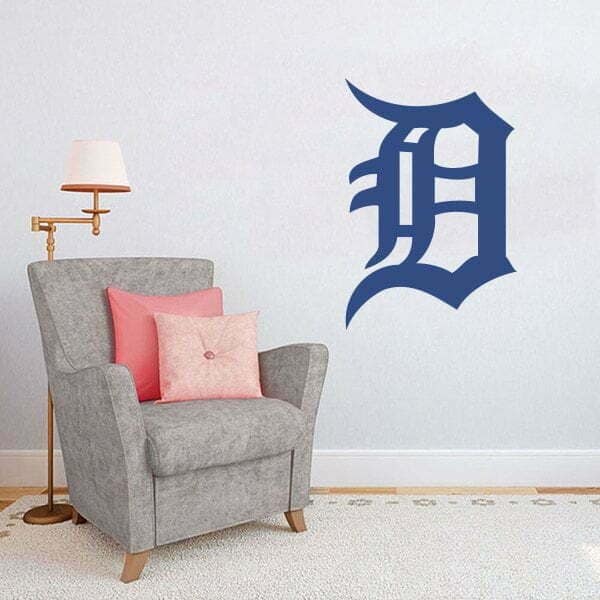 Detroit Tigers MLB Logo Wall Decal Vinyl Sticker