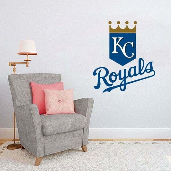 Kansas City Royals MLB Logo Wall Decal Vinyl Sticker