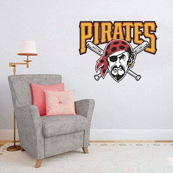 Pittsburgh Pirates MLB Logo Wall Decal Vinyl Sticker