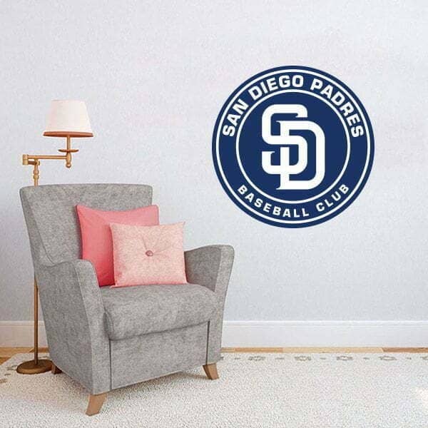 San Diego Padres MLB Logo Wall Decal Vinyl Sticker