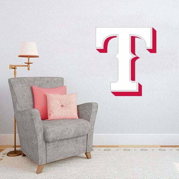 Texas Rangers MLB Logo Wall Decal Vinyl Sticker