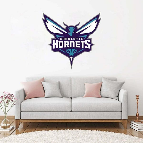 Charlotte Hornets NBA Logo Wall Decal Vinyl Sticker