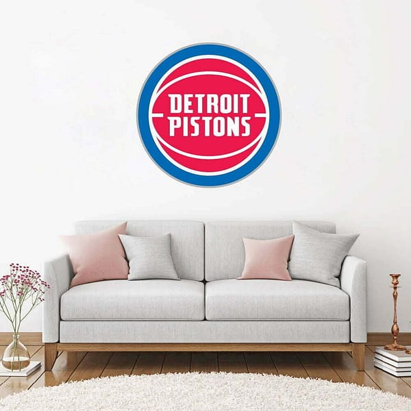 Detroit Pistons NBA Logo Wall Decal Vinyl Sticker