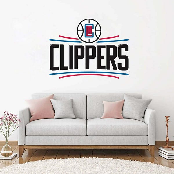 Los Angeles Clippers NBA Logo Wall Decal Vinyl Sticker