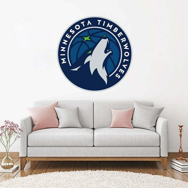 Minnesota Timberwolves NBA Logo Wall Decal Vinyl Sticker