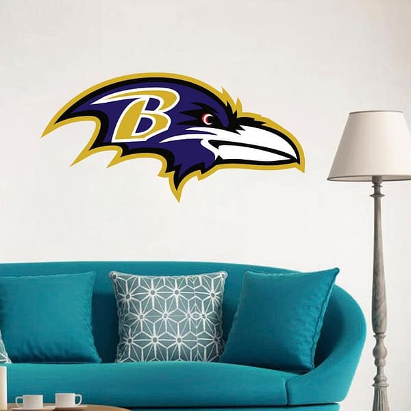 Baltimore Ravens NFL Logo Wall Decal Vinyl Sticker