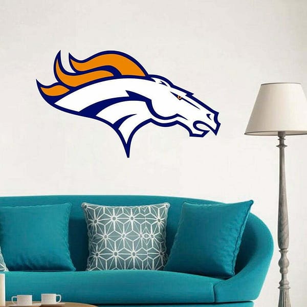 Denver Broncos NFL Logo Wall Decal Vinyl Sticker