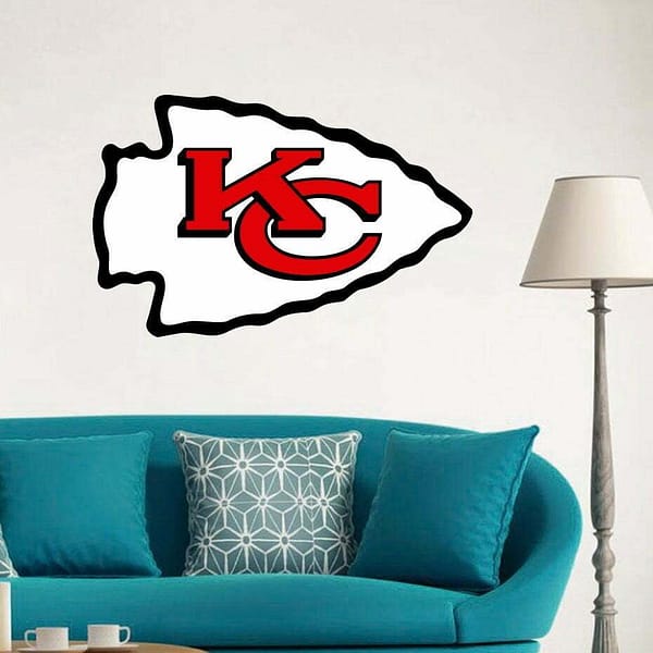Kansas City Chiefs NFL Logo Wall Decal Vinyl Sticker