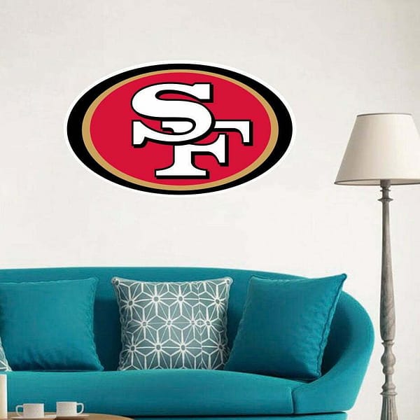 San Francisco 49ers NFL Logo Wall Decal Vinyl Sticker