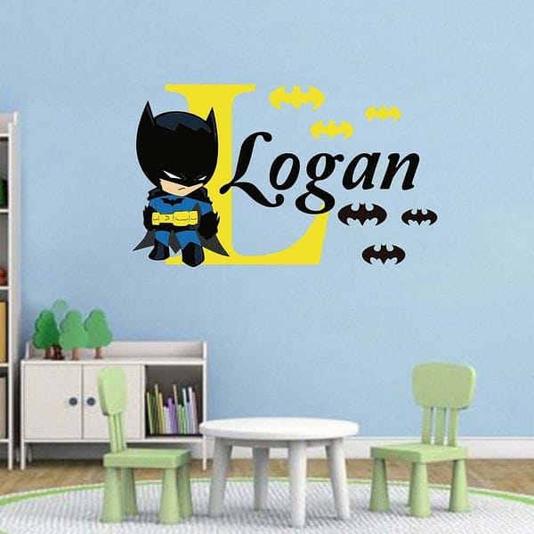 Baby Batman Superhero Wall Decal Vinyl Sticker
