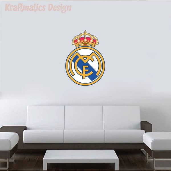 Real Madrid CF Wall Decal Vinyl Sticker