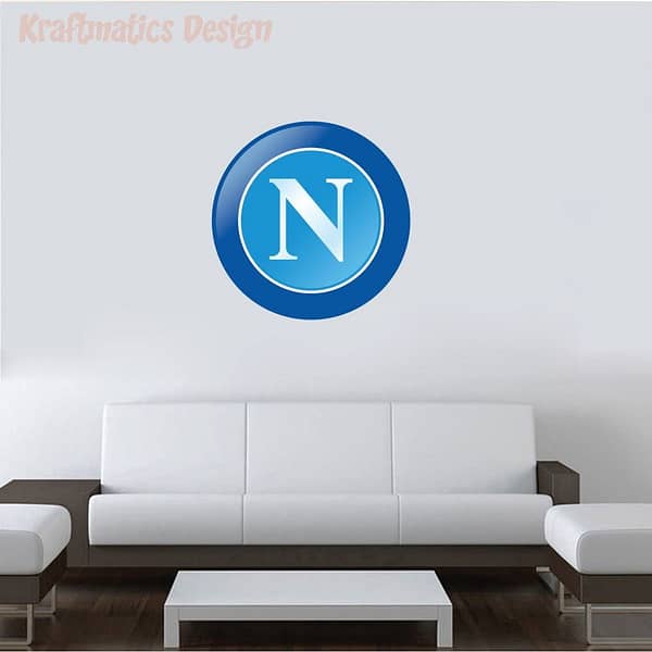 SSC Napoli FC Logo Wall Decals Vinyl Sticker