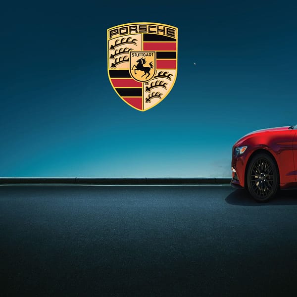 Porsche Logo Wall Decal Sticker