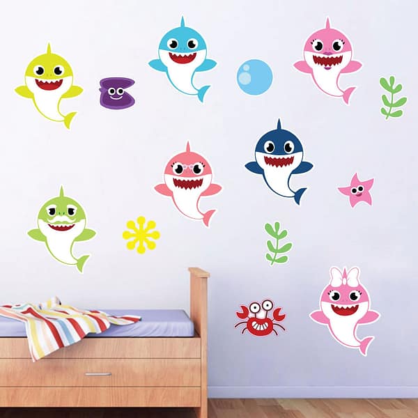 Baby Shark Wall Decal Vinyl Sticker