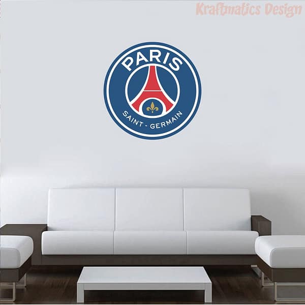 Paris Saint Germain F.C. Logo Wall Decal Vinyl Sticker