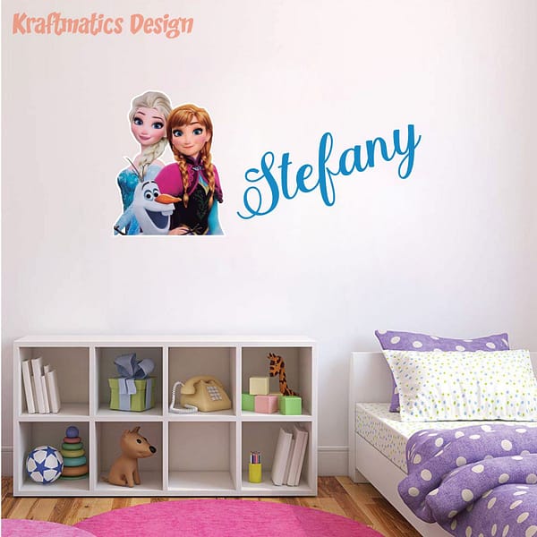 Frozen Ana Custom Name Wall Decal Vinyl Stickers