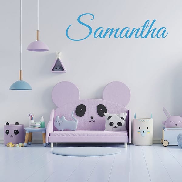 Custom Name Great Vibes Font Nursery Wall Decal Vinyl Sticker