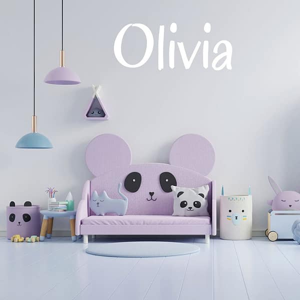 Custom Name Oregano Font Wall Decal Vinyl Sticker