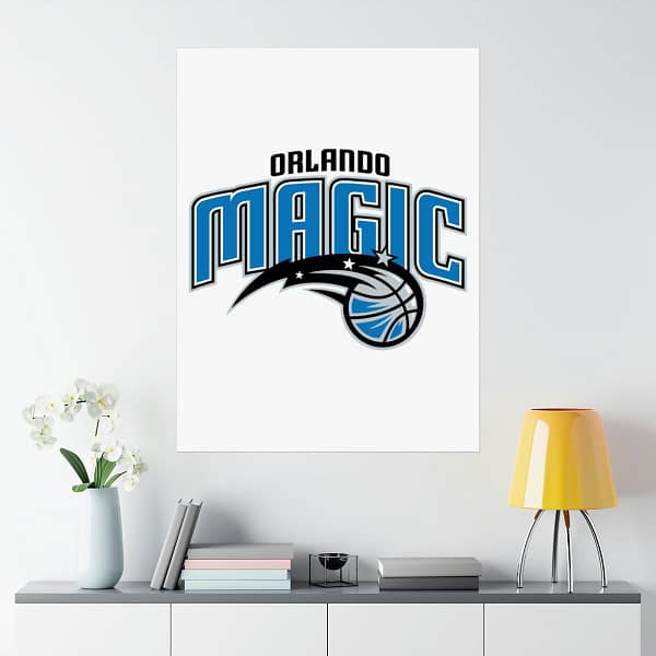 NBA Team Logos Orlando Magic Painting Bedroom Living Room Wall Art Décor Matte Vertical Posters