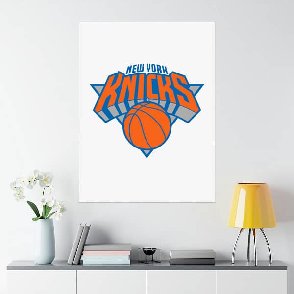 NBA Team Logos New York Knicks Painting Bedroom Living Room Wall Art Décor Matte Vertical Posters