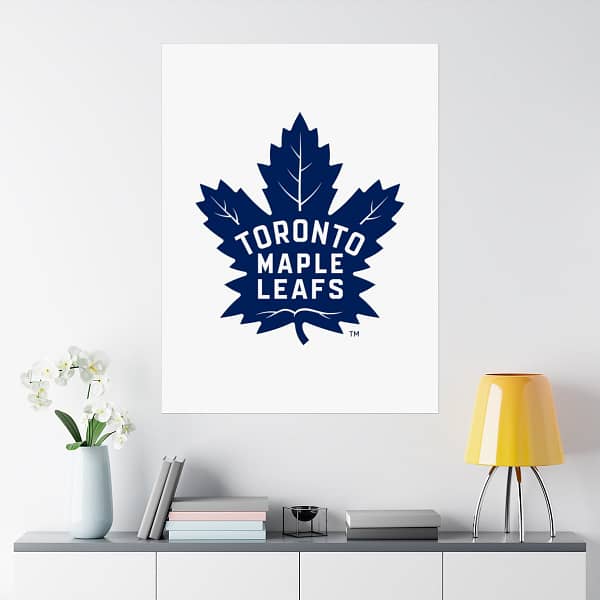 NHL Team Logos Toronto Maple Leafs Painting Bedroom Living Room Wall Art Décor Matte Vertical Posters