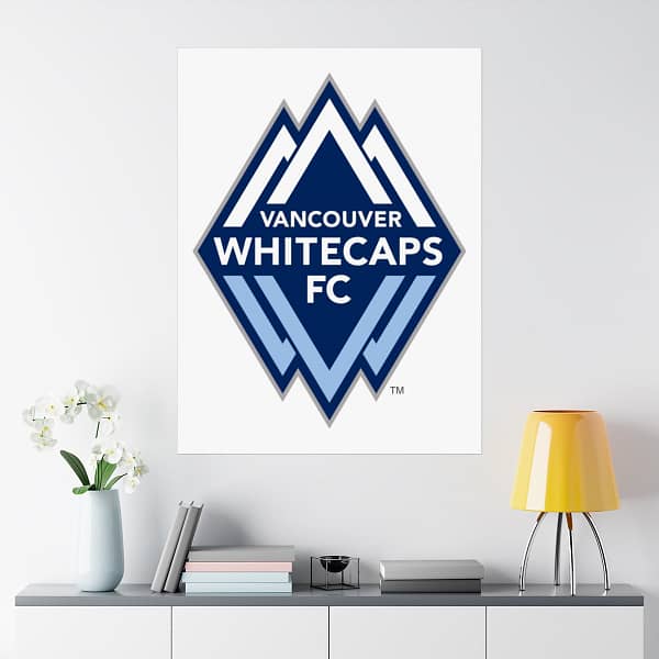 MLS Team Logos Vancouver Whitecaps FC Painting Bedroom Living Room Wall Art Décor Matte Vertical Posters